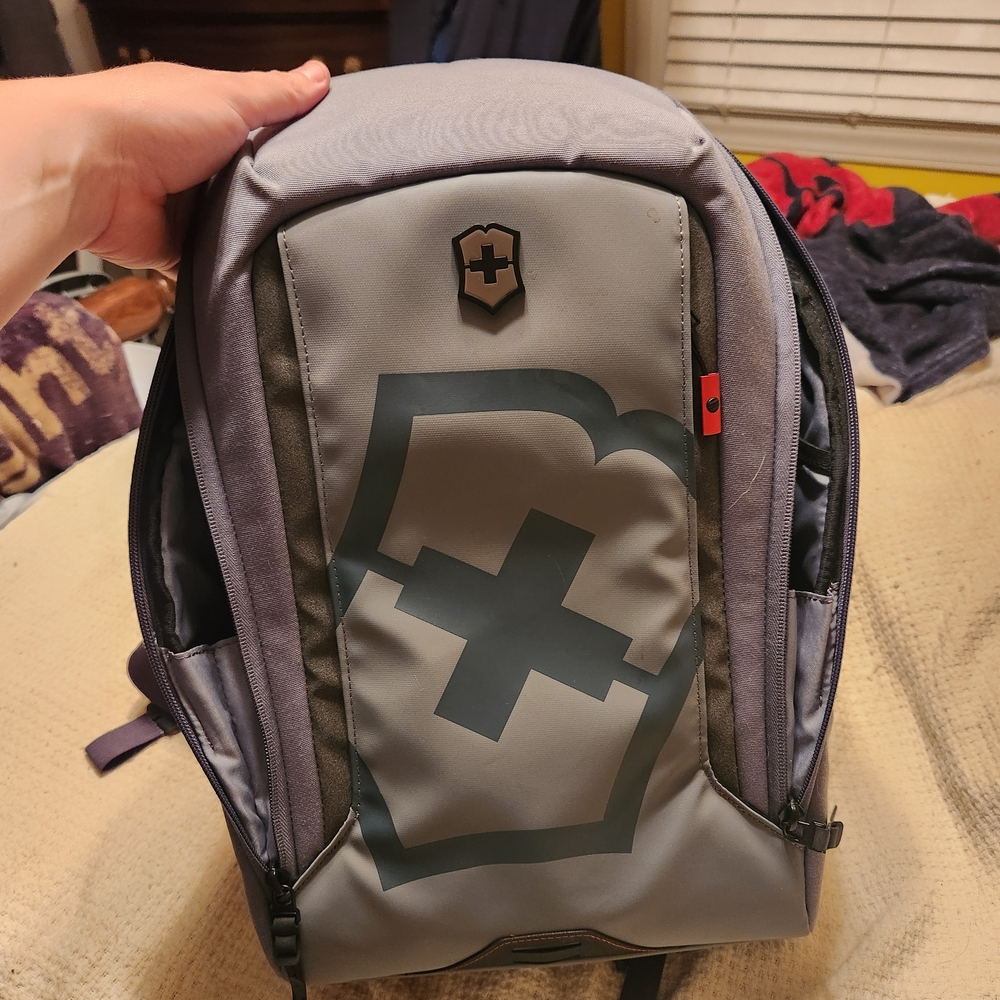 Victorinox Black and Gray Men's Backpack